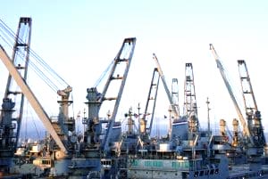 dockside cranes